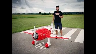 GeeBee R2 CARF uncut  test flight #6 Hannes Lutzenberger DA150