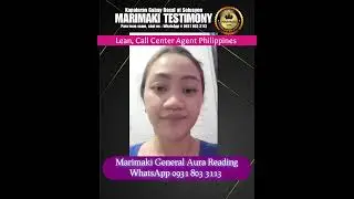 Marimaki Testimony of Ms Lean, a call center agent from Philippines. #langisngmarimaki #marimakioil