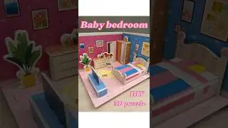 DIY 3d puzzle BABY BEDROOM #3dpuzzel #toys