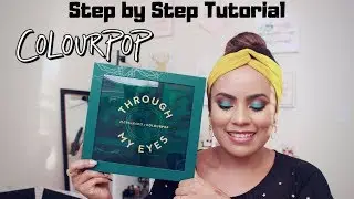 Colourpop x Iluvsarahii Through My Eyes Collection REVIEW | GREEN AND CORAL TUTORIAL