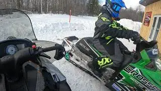 2007 Polaris IQ Cruiser 750 Turbo Trail Riding (2023)