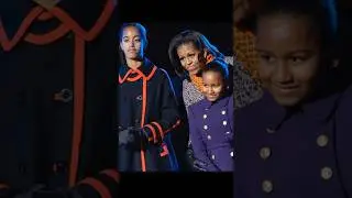 Michelle Obama and her daughters then verses now ❤️❤️ #sashaobama #maliaobama #barackobama #shorts