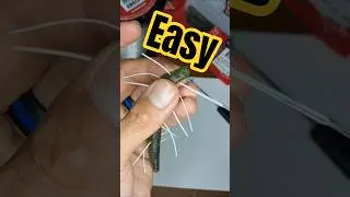 make your own FUZZY LURES! #fishing ##bassfishing #lure #howto #fishingtips #diy #shorts