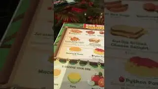 Rainforest cafe Kids menu