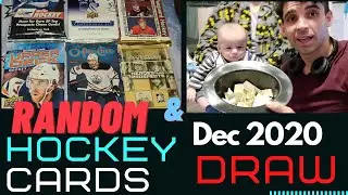 Random Hockey card opening and December draw!