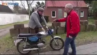 Evert op de zundapp! Heya