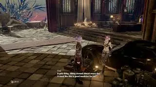 [Code Vein Gift ] give Chocolate Garlic Flakes  to coco (JP Voice)