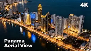 4K Drone Footage of Panama | Stunning Aerial View of Skyline, Coast & Nature