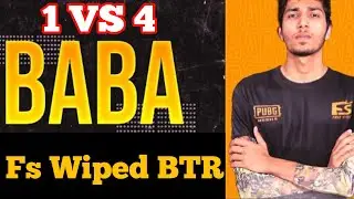 Free Style Wiped BTR in PMWL | Fs Baba 1 vs 4 Aggressive Gameplay