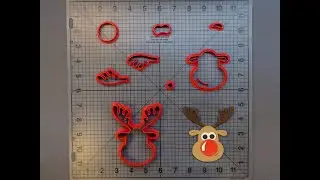Christmas &ndash; Rudolph the Reindeer 266 A617 Cookie Cutter Set