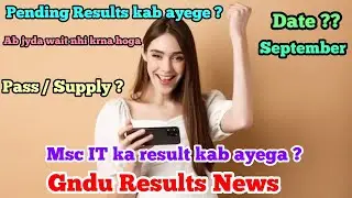 Gndu Results News 2022 || Gndu Msc it result 2022 || Gndu Latest Updates || Gndu News 2022