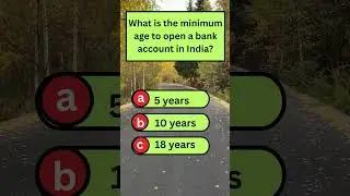 What is the minimum age to open a bank account in India
