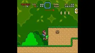 SMW - Half-Grown Yoshi Glitch