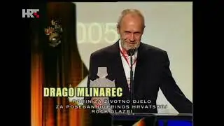 Porin 2005: Životno djelo za poseban doprinos hrvatskoj rock glazbi - Drago Mlinarec