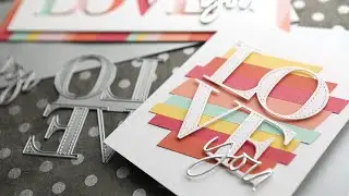 How to Modify a Craft Die (Partial Die Cutting) - Valentine's Day Card Series - Day 9