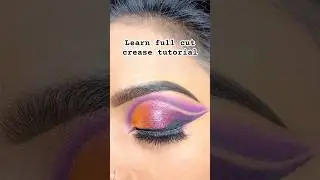 Full cut crease tutorial #makeupforbeginners #eyemakeuptutorial #youtubeshorts   #shorts #makeuphack