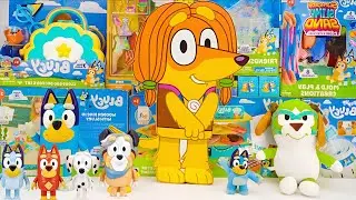 Bluey Toy Collection Unboxing Review | Cute Mystery  Bingo Backpack Box & Talking Chilli Plush