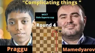 Praggnanandhaa (2624) Mamedyarov (2771) || Oslo Esports cup