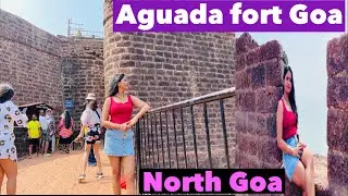 Aguada fort|गोवा का अधभुत किला॥ticket प्राइस।timing|whether|lovelyvlogjsr|northgoa