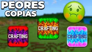 Las PEORES 3 COPIAS de CRAFTING AND BUILDING🤢