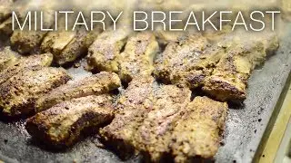 Military Breakfast – Culinary Specialists Cook Up Meals Inside Army Field Kitchens