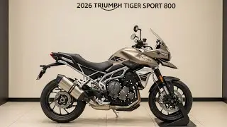 Наконец-то представлен мотоцикл Triumph Tiger Sport 800 2026 года! Этот мотоцикл меняет всё!