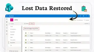 How to recover deleted files from SharePoint (Project Recovered)