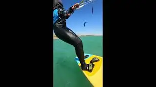 Kitefoiling on Tbilisi sea, Bollywood beach
