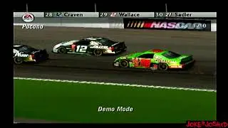 Over an hour of Aggressive AI in NASCAR Thunder 2003 Demos