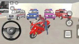  Police Car Color Battle! Spiderman Ranks the Best Ride | Indian Theft Auto 
