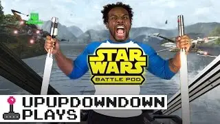 Trying to save Leia in STAR WARS BATTLE POD w/ Andi Gutierrez & Anthony Carboni &mdash; UpUpDownDown Plays