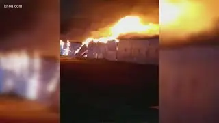 Family thanks Good Samaritans, firefighters for saving them from burning storage facility