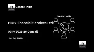 HDB Financial Services Ltd Q3 FY2025-26 Concall