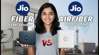 Jio Airfiber против Jio Fiber &mdash; что лучше в 2026 году || Тарифы, процесс установки, стоимость!!