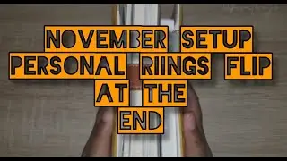 NOVEMBER SETUP || FLIP THROUGH AT END || WEBSTER'S PAGES PERSONAL RINGS