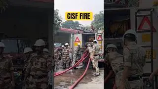 CISF Fireman ! 🚒💨 #cisf  #army #airforce #military #militarylife #fire #ssc #upsc #aspirants