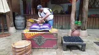 Genie in a bottle at Disneyland Paris June 2019