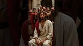 The Mocking of Jesus &ndash; Crown of Thorns & Divine Strength ✝️💔#jesus #jesushislife #bishopking #short