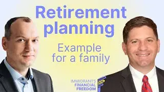 📜 Retirement planning example for a family👨‍👩‍👧‍👦 SSA, 401(k) , college planning