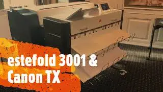 Faltmaschine estefold 3001 & Canon TX