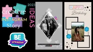 INSTAGRAM STORY IDEAS 2023&hearts;️🔥| be creative with me 😉 #becreative  #instagramstoryidea
