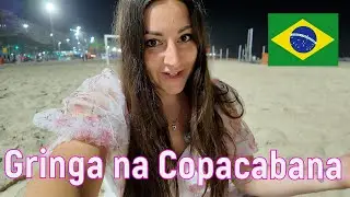 Gringa em Copacabana- feirinha e beira mar