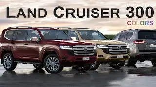All-New Land Cruiser 300 2022 - Colors Illustrated for Toyota LC300 based on 2021 Model