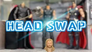 SH Figuarts Thor Avengers Assemble Thor and Mafex Infinity War Thor Head Swap!