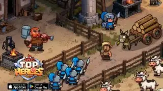 Top Heroes: Kingdom Saga gameplay | RPG game 📱