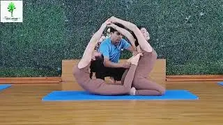 Best advance acroYoga // flexibility//yoga practice//#twopartner #acro #yoga #yogalife #youtuber 