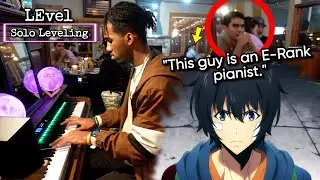 I Played Solo Leveling OP 1 (LEveL) on Piano in Public