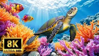 3 часа музыки Ocean Serenity &ndash; 8K Коралловые рифы и морские животные