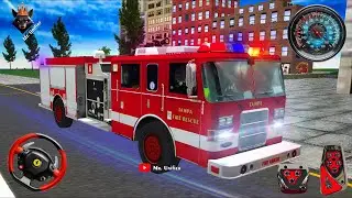 Real Fire Truck Driving Game Simulator - Firefighter Brigade Rescue Siren | Online Android Gameplay