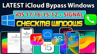 👀😍 NEW iCloud Bypass Windows With Signal/Sim/Network on iOS 17/16/15 iPhone/iPad | Checkm8 Windows